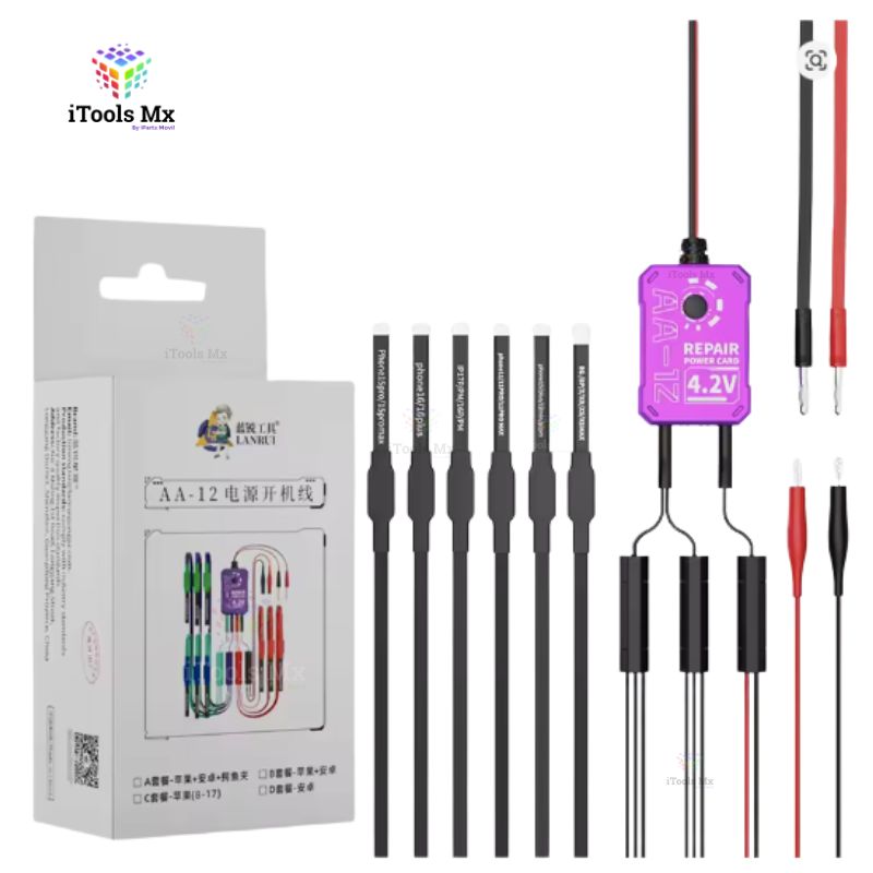 CABLE DE ALIMENTACION PARA IPHONE DEL 8 AL 17 PRO LANRUI AA-12