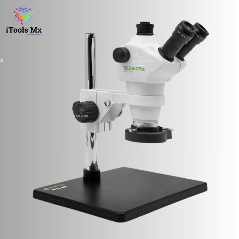 MICROSCOPIO TRINOCULAR SERVICELL SVA-85 8-50X BLANCO