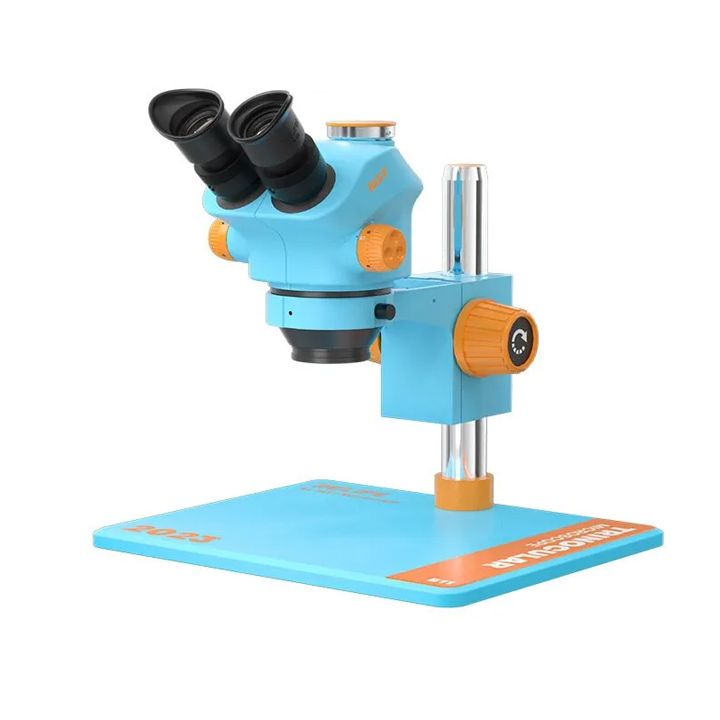 MICROSCOPIO TRINOCULAR M5T - B11 CELESTE