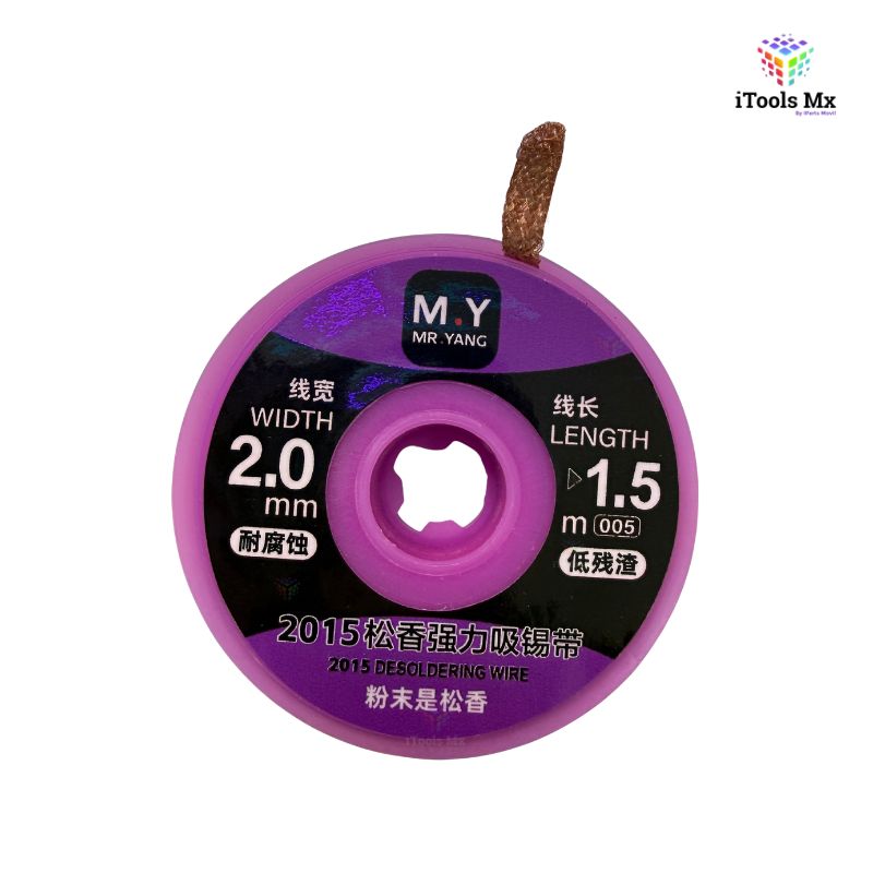 MALLA PARA DESOLDAR MR YANG 2015 DE 2.0mm