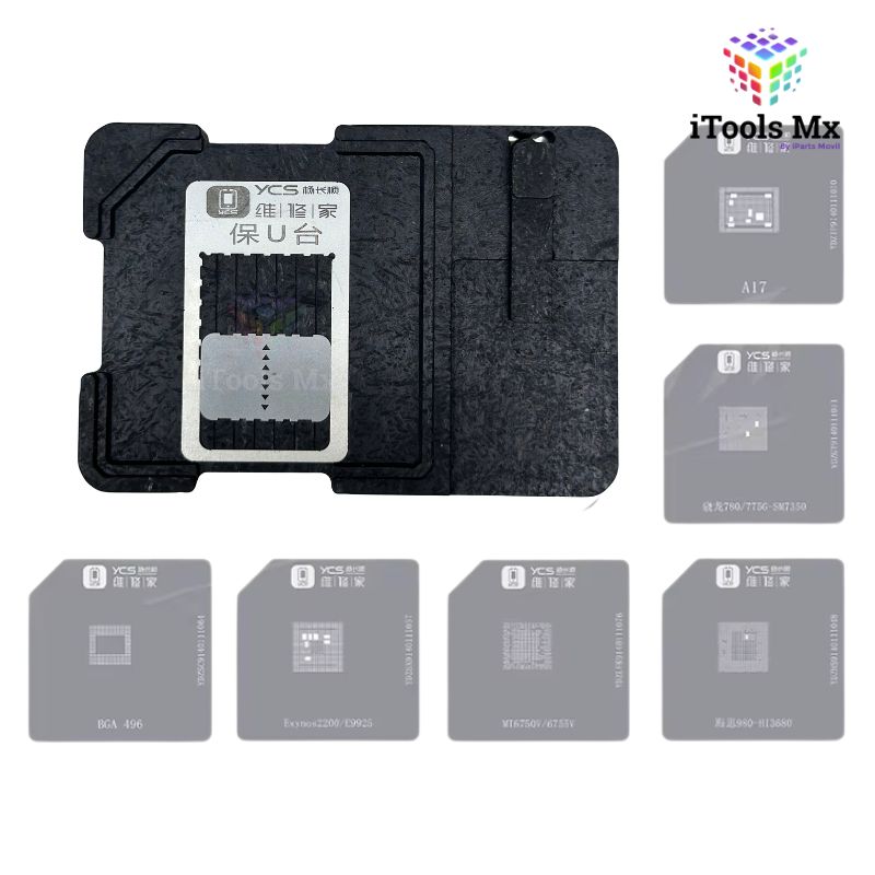 SET STENCIL CON BASE PARA BGA YCS