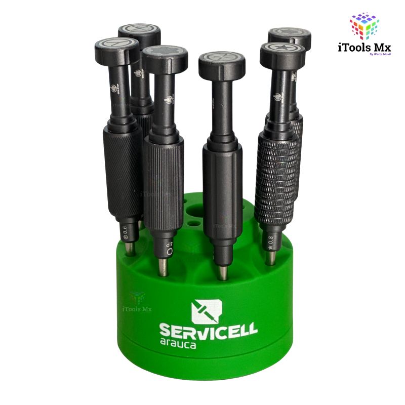 SET DE DESARMADORES CON BASE SERVICELL