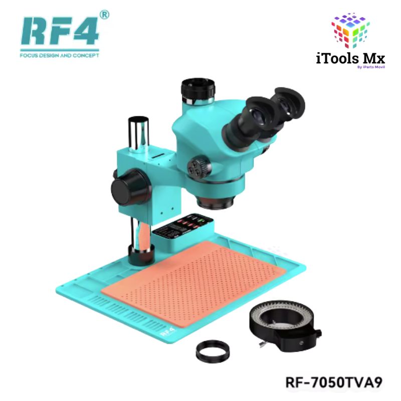MICROSCOPIO TRINOCULAR RF4 RF-7050TVA9 CON INTERFAZ USB