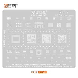 STENCIL CPU AMAOE DE OPPO Y POCO
