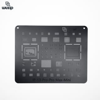 STENCIL BLACK DE  IPHONE 13 A15 WUZIP