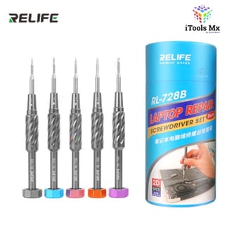 SET DE DESARMADORES PARA REPARACION DE LAPTOP RELIFE RL-728B