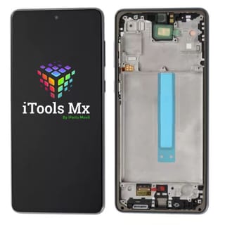 LCD Y TOUCH SAMSUNG A73 OLED CON MARCO CRISTAL GRANDE