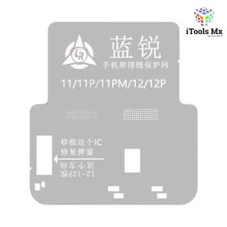 STENCIL PARA IC DE LCD IPHONE 11-11P-11PM-12-12P LANRUI