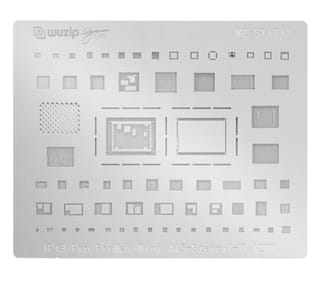 STENCIL SILVER DE IPHONE 14 A15 - A16 WUZIP