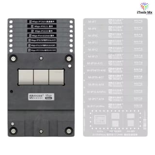 BASE MAGNETICA CON STENCIL REBALLING CPU-WIFI AMAOE IPHONE 7-17 PRO MAX