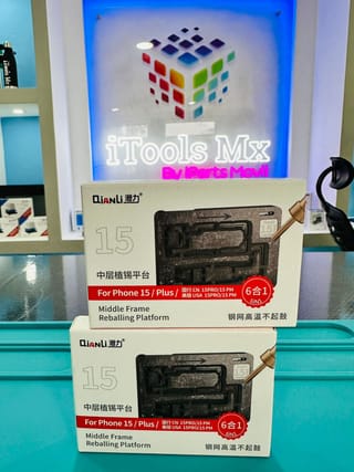 FIXTURE PARA INTERPOSER QIANLI IPHONE 15 - 15 PLUS - 15 PRO - 15 PRO MAX
