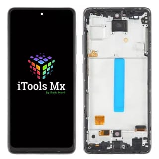 LCD Y TOUCH SAMSUNG A52 - A52S OLED CON MARCO CRISTAL GRANDE A528