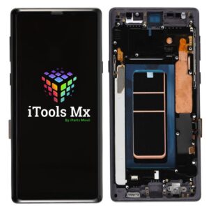 LCD Y TOUCH SAMSUNG NOTE 9 N960 NEGRA CON MARCO