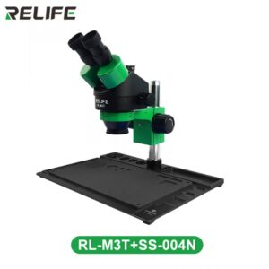 MICROSCOPIO TRINOCULAR RELIFE M3T CON TAPETE METALICO SS-004N