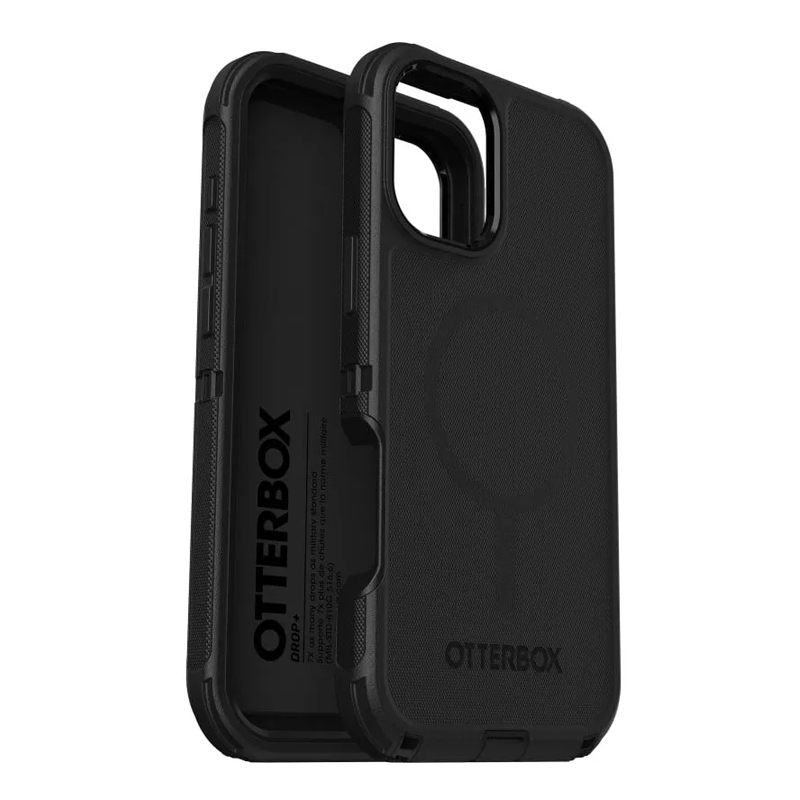 OtterBox Custodia IPhone 16 Pro Max Defender Series | Protezione 3 Strati | MagSafe | Militare 7x Drop+ | Nero