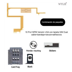 WYLIE ADAPTADOR ESIM PARA IPHONE 16 PRO / 16 PRO MAX