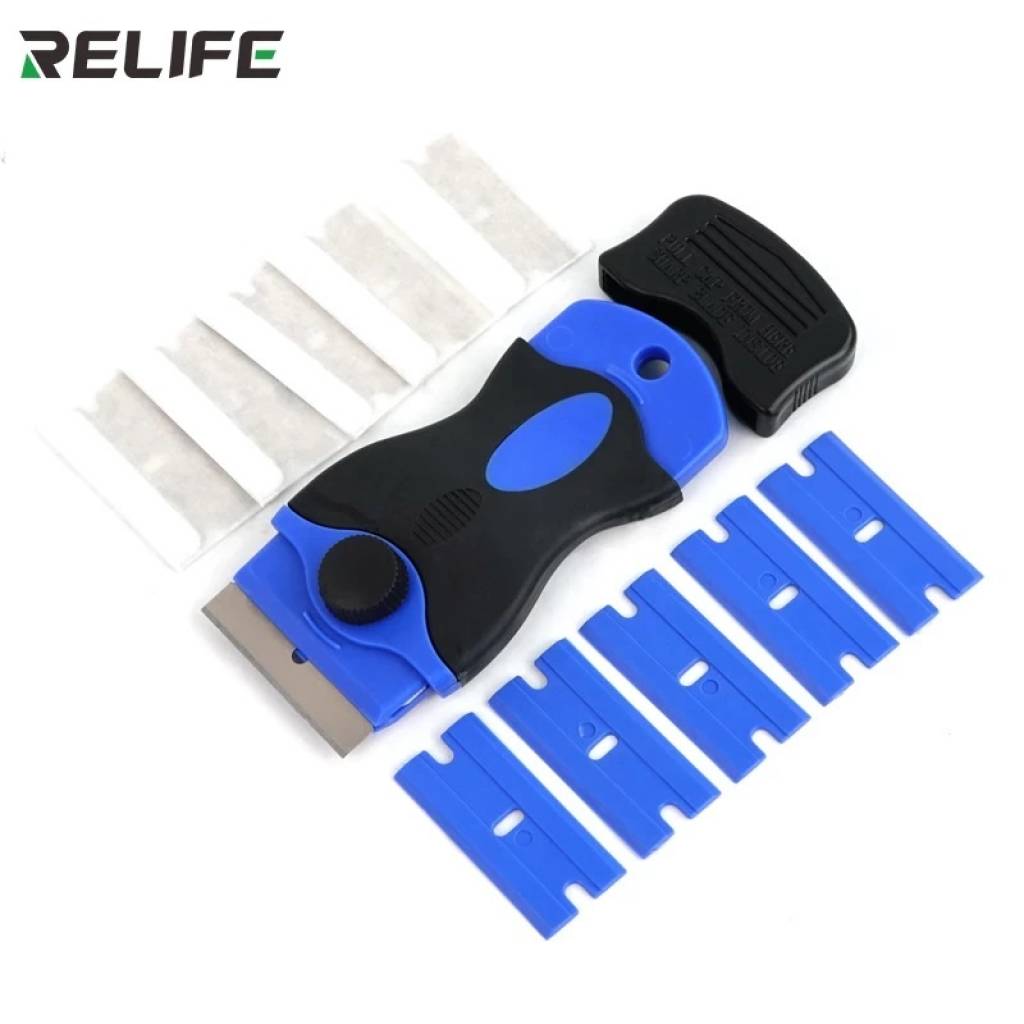 KIT DE NAVAJAS LIMPIADOR DE ADHESIVO RELIFE RL-023