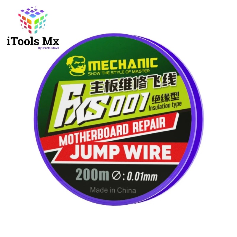 HILO PARA JUMPER CON AISLANTE  0.01mm MECHANIC FXS001 200m