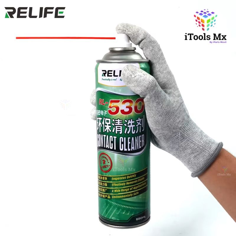SPRAY LIMPIADOR DE CONTACTOS ELECTRÓNICOS RELIFE RL-530