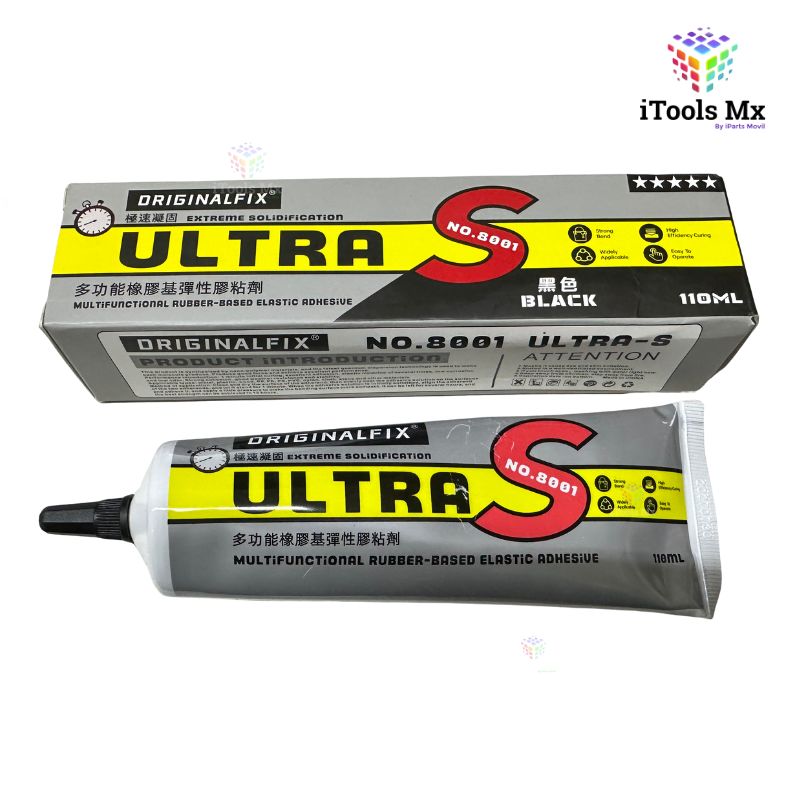PEGAMENTO NEGRO ORIGINALFIX NO.8001 ULTRA-S 110ML